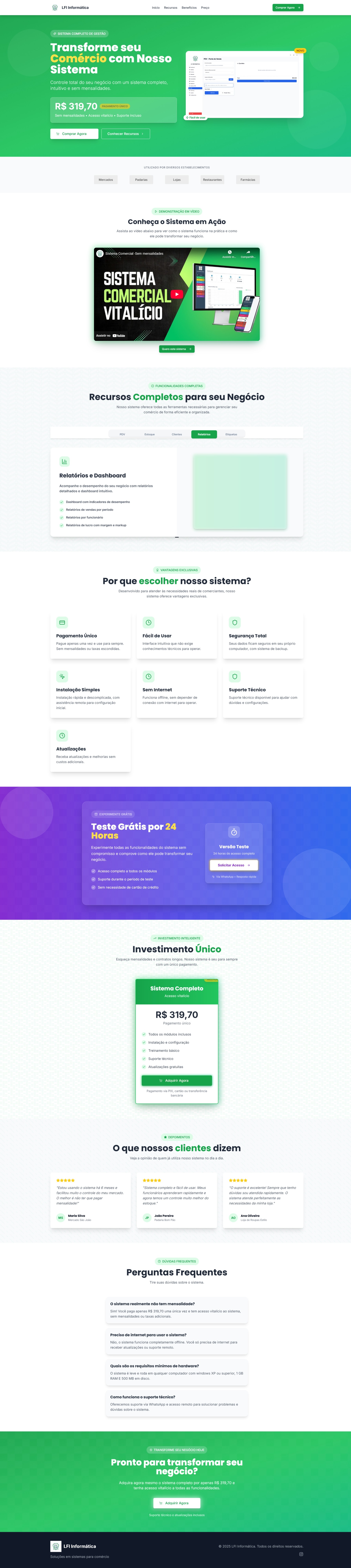 Sistema Comercial Vitalício